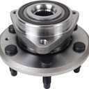 MACEL 513277 Wheel Bearing and Hub Assembly Front/Rear for 08-17 Buick Enclave, 09-17 Chevy Traverse, 07-16 GMC Acadia, 07-10 Saturn Outlook 6 Lugs w/ABS
