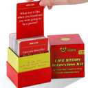200 Life Story Interview Kit Cards-Guided Voice Journal and Memory Keepsake Gift Box for Parents and Grandparents-Get to Know Their Unique Life Story with 200 Curated Questiones