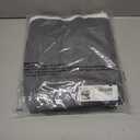 Saodimallsu Womens Striped Sweater Dress V Neck Collared Long Sleeve Slim Fit Ribbed Knit Trendy Mini Dresses (Small, Gray)