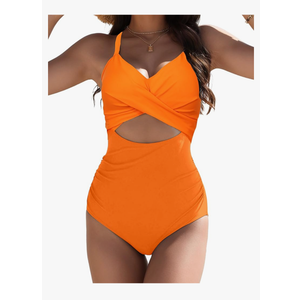 Buauty Women's One Piece Swimsuit Tummy Control Bathing Suits Sexy Cutout Swimwear Full Coverage Swim Suits for Women 2025
, Size -XL