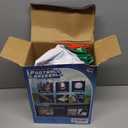 Super Pumped! Inflatable Double-Sided Baseball & Football Target Set - Blow Up Toy with Soft Football, Baseball & Inflatable Bat - Fun Toss Games for Indoor, Outdoor, Backyard & Party Favor - 5 Feet