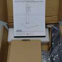 HUANUO Monitor Stand, Freestanding VESA Mount for 13 to 34 Inch Screens, Holds up to 44lbs, 5 Height Options, Swivel Desk Stand Riser With 360 Rotation, VESA 75x75mm/100x100mm