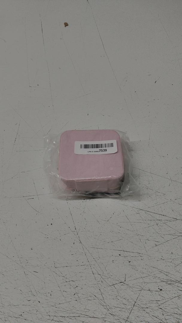 Small Travel Jewelry Case, Box to Organize Rings, Necklaces, Earrings, Pink