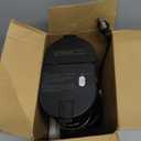 Small Single Serve Coffee Maker, Fast Brew One Cup Coffee Machine for K Cup and Grounds, 6 to 12 oz. Brew Sizes, Pod Coffee Maker with Descaling Reminder and Viewing Tank, Black (9.45 Inches)