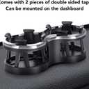 Car Cup Holder Expander,2 in 1 Cup Holder Extender Adapter with Expandable Base for Car