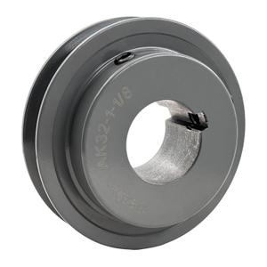 AK32-1-1/8 Sheaves,v Belt Pulley 1 1/8 inch bore 3.25" OD,Motor Pulley Cast Iron for A 3L 4L V-Belts,AK32X1-1/8 Pulley