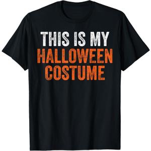 This is my Halloween Costume Men Women Adults Boys T-Shirt