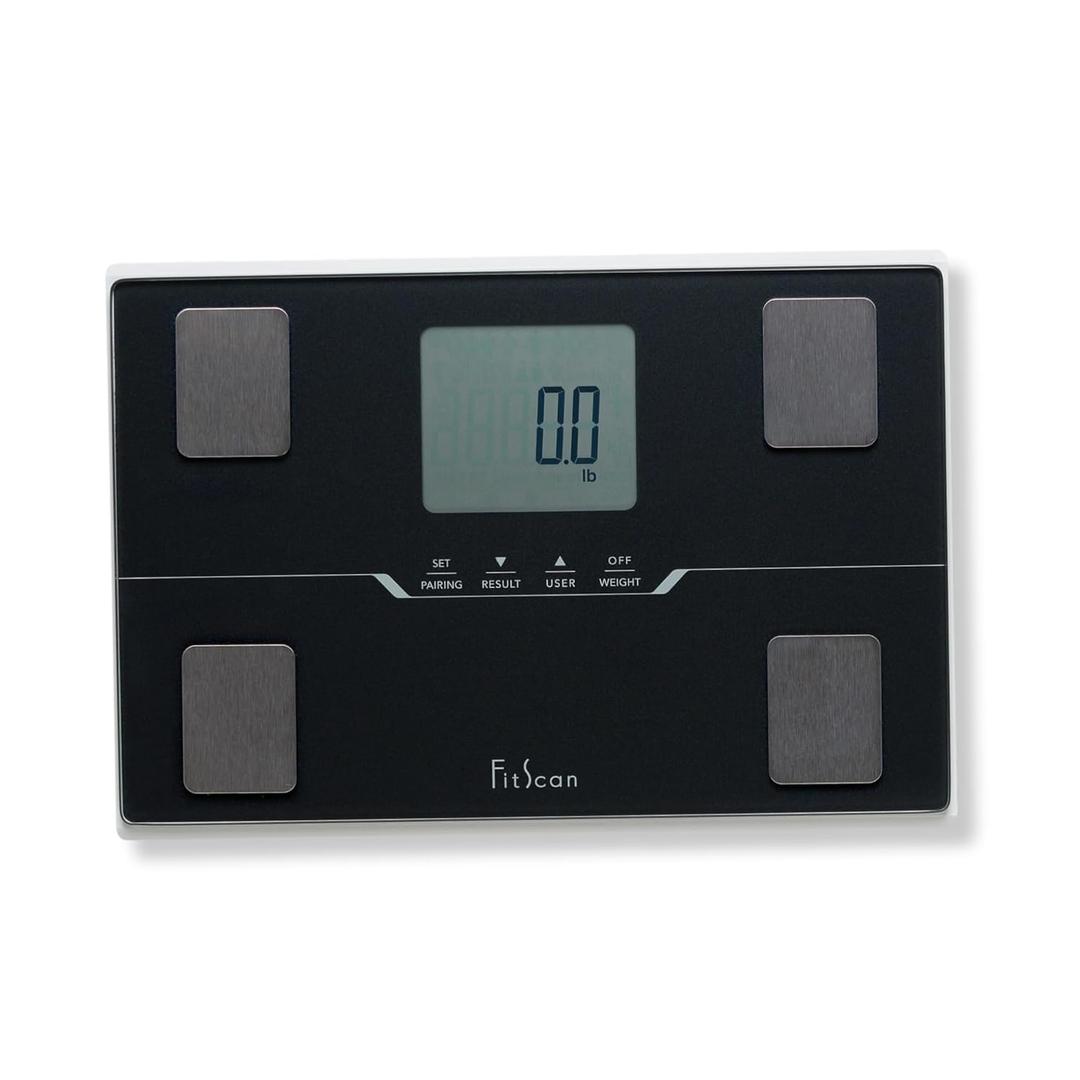 TANITA BC-401F - Japan Technology - FitScan Travel Scale - Compact Digital Body Composition Monitor with Bluetooth and Health Tracking - Compact & Travel-Friendly