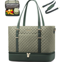 LOVEVOOK Lunch Tote Bag for Women, 15.6 Inch Laptop Work Bag With Lunch Compartment & Large Cup Holder, Lightweight Work Briefcase for Travel, Bussiness, Teacher