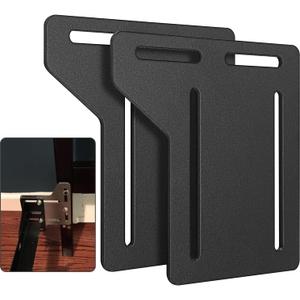 2 PCS Bed Frame Brackets Adapter for Headboard Extra Heavy Duty,Bed Frame Adapter Brackets, Queen Bed Modification Plate,Bed Headboard Frame Conversion Kit ,Headboard Attachment Bracket with Hardware