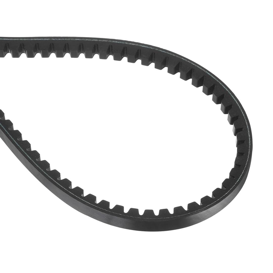 uxcell BX57 EPDM V-Belt, Raw Edge Cogged Industrial Rubber V Belt 0.67" Width x 57" Inside Circumference