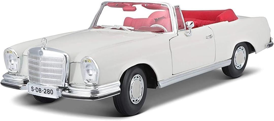 Maisto 1:18 1967 Mercedes-Benz 280SE Cabrio Diecast Vehicle