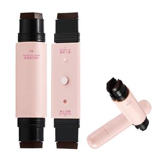 Magnetic Eyeliner Stamp - 2 Styles Winged Cat Eye Stencil, Waterproof Eyeliners Tool, Smudge Proof Eyeliners Pen for Beginners, Smudge-Proof & Long-Lasting (Brown)