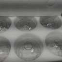 Gerrii 6 Pack Clear Hammered Glass Lamp Shades Replacement, 1.57" Fitter Globes for Light Fixtures, Lampshades for Ceiling Fan Pendant Light Chandelier Wall Sconces, 5.9" Diameter 5.1" Height, 5.9 x 5.1 x 1.6 inch