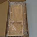 Yoshiky Bamboo Couch Armrest Table, Couch Arm Tray with Removable Couch Cup Holder, 2 in 1 Design Foldable Anti-Slip Bamboo Couch Tray and Sofa Cup Holder for Drink