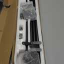 6.6FT Sliding Library Ladder Hardware, PU Silent Bottom Wheel with Brake, Carbon Steel Material Rolling Ladder Hardware No harm to Floors and Carpets, MAX Load 300lb