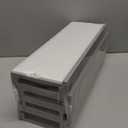 upsimples Floating Shelves for Wall, Wall Shelves for Decor Storage Set of 6, Wall Mounted Wood Shelf for Bedroom, Living Room, Bathroom, Kitchen, Picture Ledge Shelf, Grey (15.7in)