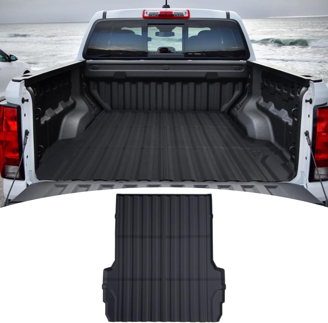 Truck Bed Mat for 2023 2024 2025 2026 Chevy Chevrolet Colorado/GMC Canyon 5FT Bed Liner All Weather Protection Bed Cargo Mat Pickup Car Accessories(for 23-26 Colorado/Canyon 5FT)