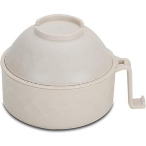 Layron Ramen Cooker Ramen Bowl 33oz Microwave Noodle Bowl College Dorm Room Essentials for Girls for Boys Apartment Essentials-White