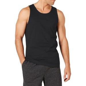 Amazon Essentials Slim-Fit Men's Tank - Casual Wear, Black, M