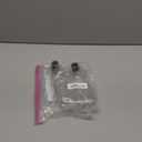 ljdeals 16 oz Clear Plastic Empty Bottles with Black Disc Top Caps, Squeezable Refillable Containers for Shampoo, Lotions, Cream and More Pack of 2, BPA Free, Made in USA