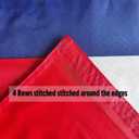 Double Sided Texas Republic Sates Flag 5x8 FT Outdoor- UV Fade Resistant 3Ply TX Flags Canvas Header with 3 Brass Grommets Easy to Rising
