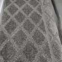 MBIGM Bullnose Carpet Stair Treads Non Slip Stair Mats for Wooden Stairs (14, Dark Grey - Diamond, 9.5" x 30")