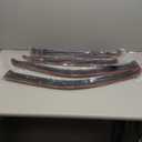 Exterior Tape On Rain Guards Window Visors Deflectors for 2009-2018 Dodge Ram 1500 Crew Cab | 2010-2022 Ram 2500/3500 Crew/Mega Cab | 2019-2022 Ram 1500 Classic Crew Cab | 4PCS Smoke Rain Guards