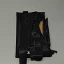 Airplane Foot Hammock, No Collapse Foot Rest for Plane Travel with Extended Adjustment Strap, Portable Desk Foot Hammock with Thickened Foam, Foot Sling Travel Essentials to Relax Your Feet (1 Pc Black)