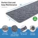 Non Slip Stair Treads for Wooden Steps,15 Pack 8" X 30" Stairs Carpet Treads Indoor with Reusable Peel and Stick Adhesive for Kids Elders and Pets