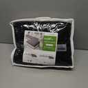 LUFEIJIASHI Sectional Couch Covers L Shape Couch Cushion Covers for Sectional Sofa,Stretch Sectional Sofa Covers Furniture Protector for Pets Dogs 3 Piece (Black, 2 Seater + 1 Chaise)