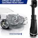 Air Strut Suspension Front Right Shock Absorber Replacement for Land Rover Range Rover L322 2003-2012 Non VDS Model (CHASSIS 7A000001-9A999999)