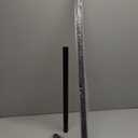 Amazon Basics No Drill Easy Install Sturdy Shower Curtain Tension Rod, Adjustable 42-73" Length, Black, Bathtub