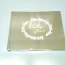 2 x &And Per Se Guest Book for Party, Photo Book, Blank Book and Birthday Guest Book for Special Events, Baby Shower Book to Sign with Blank Lined Pages & Photo Spots (Green with Pattern)