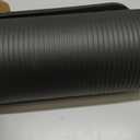 Amazon Basics 1/2 Inch Extra Thick Exercise Yoga Mat with Carrying Strap for Home Workouts and Fitness, 74" x 24", Black