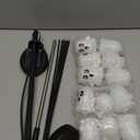 JOYIN Halloween Decorations Outdoor Solar Cute Ghost Lights, 2 Pcs 12LEDs Solar Powered Hovering Ghost Yard Stakes, Cute LED Pathway Lights Decor for Halloween Graveyard Garden Yard Patio Lawn