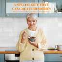 5 x Funny Gifts for GrandmaChristmas Grandma Gifts,Grandmas Fruit SpoonBirthday Gifts for GrandmotherPresents for Grandparents from Grandkids,Unique Serrated Grapefruit Spoon with Bakelite Handle