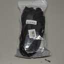 Hilitchi Black Men Waterproof Rainstorm Rainy Day Rain Suit Raingear Motorcycle Outdoor Protective Gear Rain Boot Shoe Cover Zipper US 10-11 Euro 44-45 Black