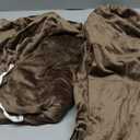 MAXIJIN Velvet Stretch Seat Cushion Covers Couch Cushion Cover for Individual Cushions Sofa Seat Cushion Slipcovers with Elastic Bottom (2 Piece Sofa Cushion Covers, Dark Coffee)