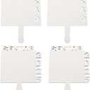 LUOZZY 4 Pcs Sublimation Graduation Fans Blank 2025 Graduation Picture Photo Frame Handheld Fan Shaped Grad 2025 Sublimation Picture Frame