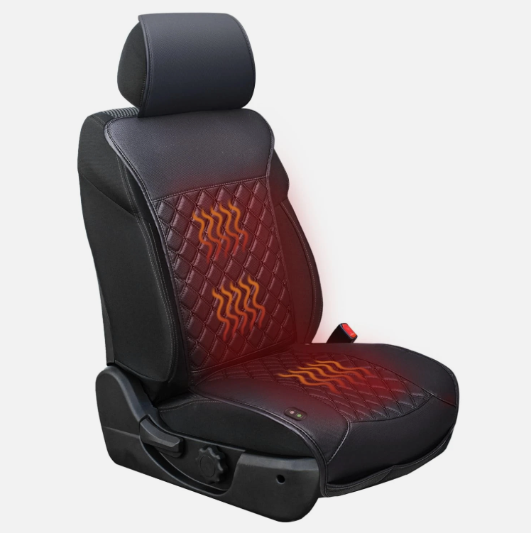 LUSRAIT Universal Seat Cushion, Comfortable Seat Cover with Full Back Support in Winter