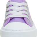 ToandonToddler Kids Sneakers Sparkle Fashion Glitter Sequins Canvas Shoes