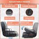 Universal Forklift Seat,Tractor Seat with Adjustable Back,Safety Belt and Operator Position Switch,Excavator Skid Loader Backhoe Dozer Telehandler