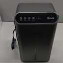 Dehumidifier for Basement (85 OZ, 800 sq ft) Quiet Dehumidifiers for Home, Auto Shut-Off, Sleep Mode, 3 Gear Timer(8H,16H,24H), Small Dehumidifier for Bedroom, Bathroom with Drain Hose(Gray Black)