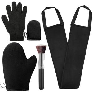 Self Tanning Mitt Applicator Kit, Tanning Mitts Self Tanner Mitt Applicator Kit, Tanning Mitt and Back Applicator and Brush Self Tan Mitt Applicator Tan Mit Tanning Glove Sunless Tanner Mitt Tan Glove