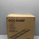 Dog Ramp for Car 63" x 17", Folding Pet Ramp for Large Dogs with Non-Slip Rug Surface, Portable Dog Car Ramp for SUV Car & Truck
