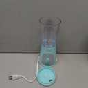 Mueller Smoothie Blender for Smoothies - Personal Blender for Shakes, Frozen Drinks, Baby Food & More, 15oz Travel Cup and Lid, Durable Stainless Steel Blades for Powerful Blending Performance, Turquoise
