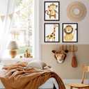 Vittanly 11x14 Picture Frame Set of 3, Display Pictures 8x10 with Mat or 11x14 without Mat for Wall Mounting, Photo Frames for Home Decor, Engineered Wood, Black