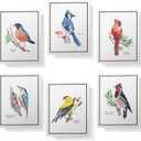 Twigs Paper - Assorted American Birds Greeting Cards - Stationery Cards with Envelopes - Thank You Card - Blank Note Cards - Greeting Cards for All Occasions - Made in USA (5.5 x 4.25, Set of 12)