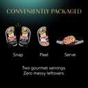 Sheba Perfect Portions Wet Cat Food Cuts in Gravy, with Sustainable Salmon, with Sustainable Tuna, and Delicate White Fish & Tuna, 2.6 oz. Twin-Pack Trays (24 Count, 48 Servings) (EXP 08/01/27)